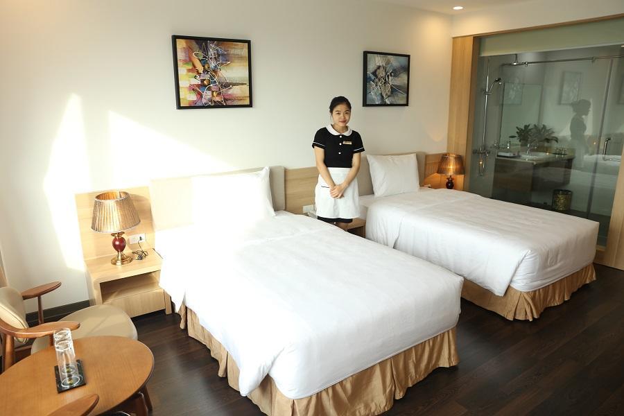 Ha Huy Hotel Hà Tĩnh Exterior foto